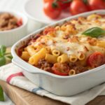 Macaroni with meat and vegetables in Thermomix