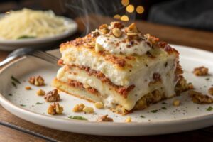 Creamy Cauliflower Lasagna in the Air Fryer