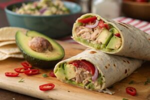 Tuna and Avocado Wrap with Thermomix