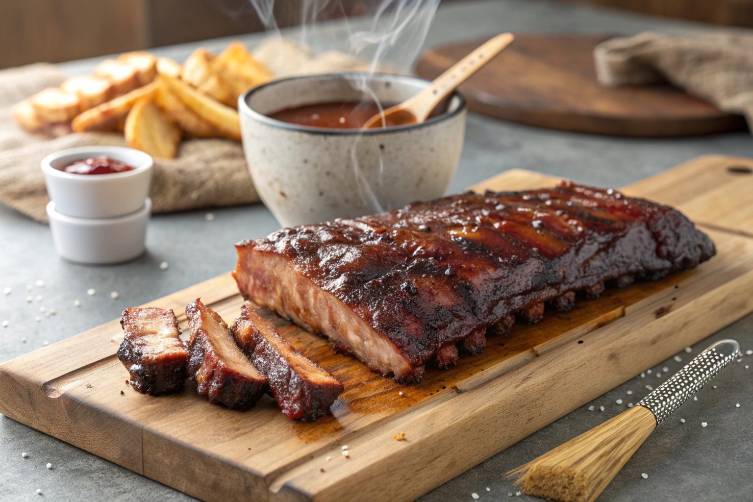 Air Fryer Smoked Ribs