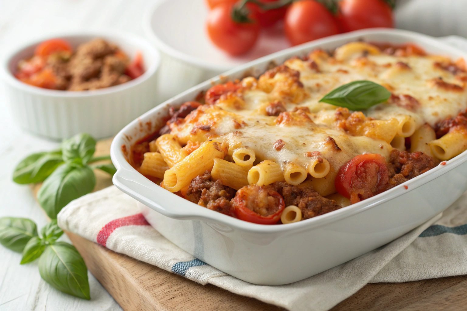 Macaroni with meat and vegetables in Thermomix