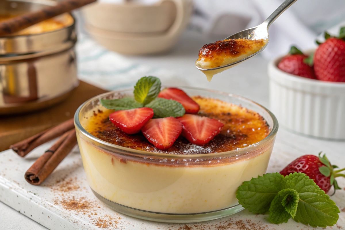 Creamy Vanilla Pudding in the Air Fryer