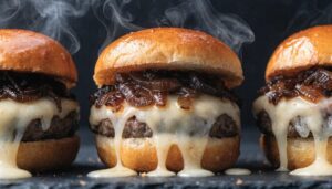 Meat Sliders with Caramelized Onion in Thermomix
