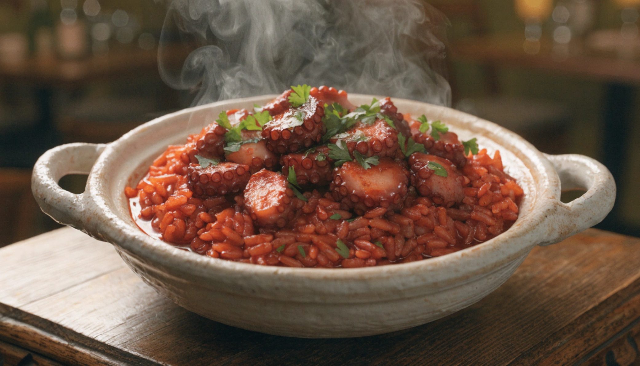 Rice with octopus with Thermomix