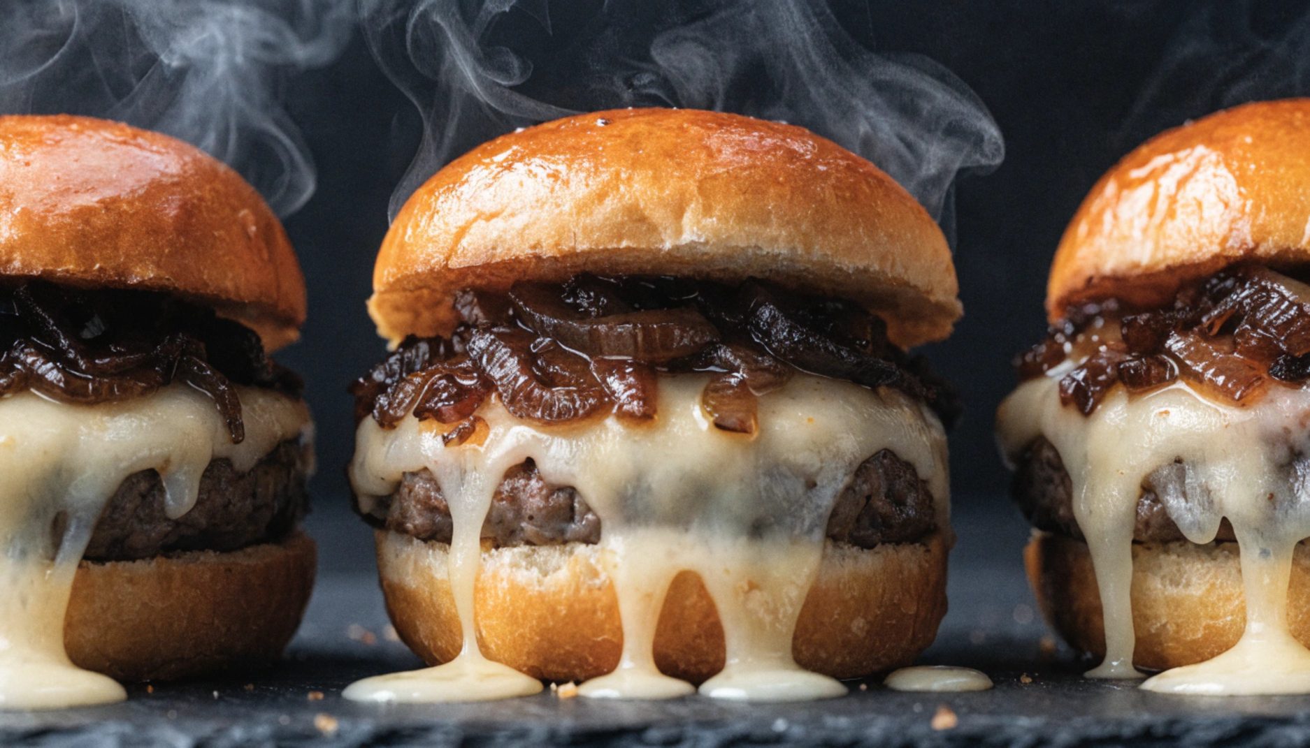 Meat Sliders with Caramelized Onion in Thermomix