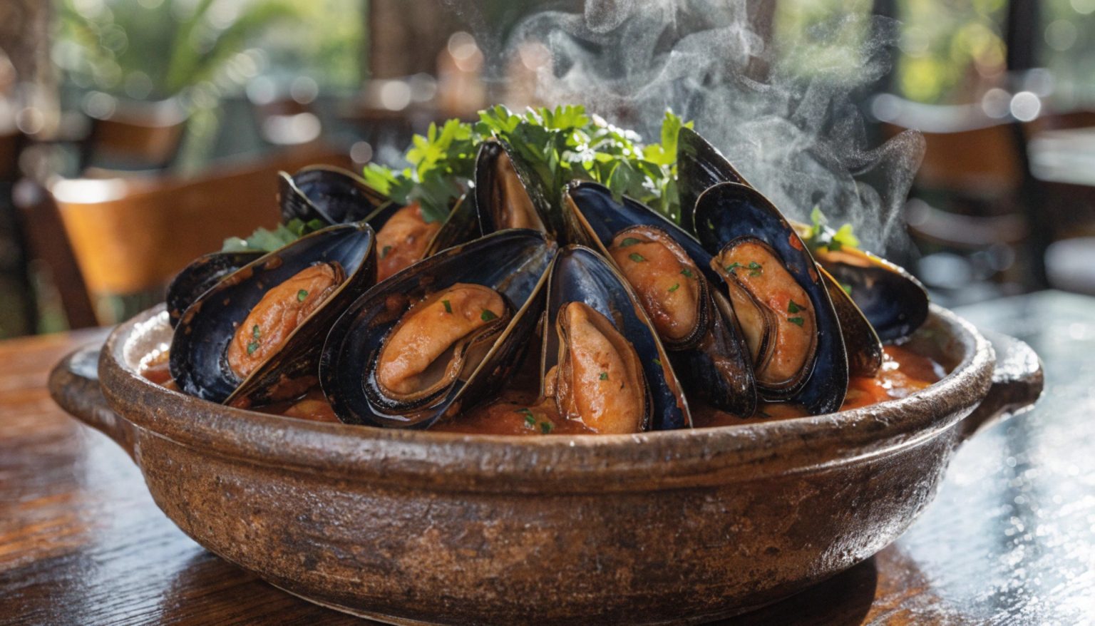 Marinara-style mussels with Thermomix