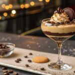 Espresso and Martini Mousse layered with Thermomix