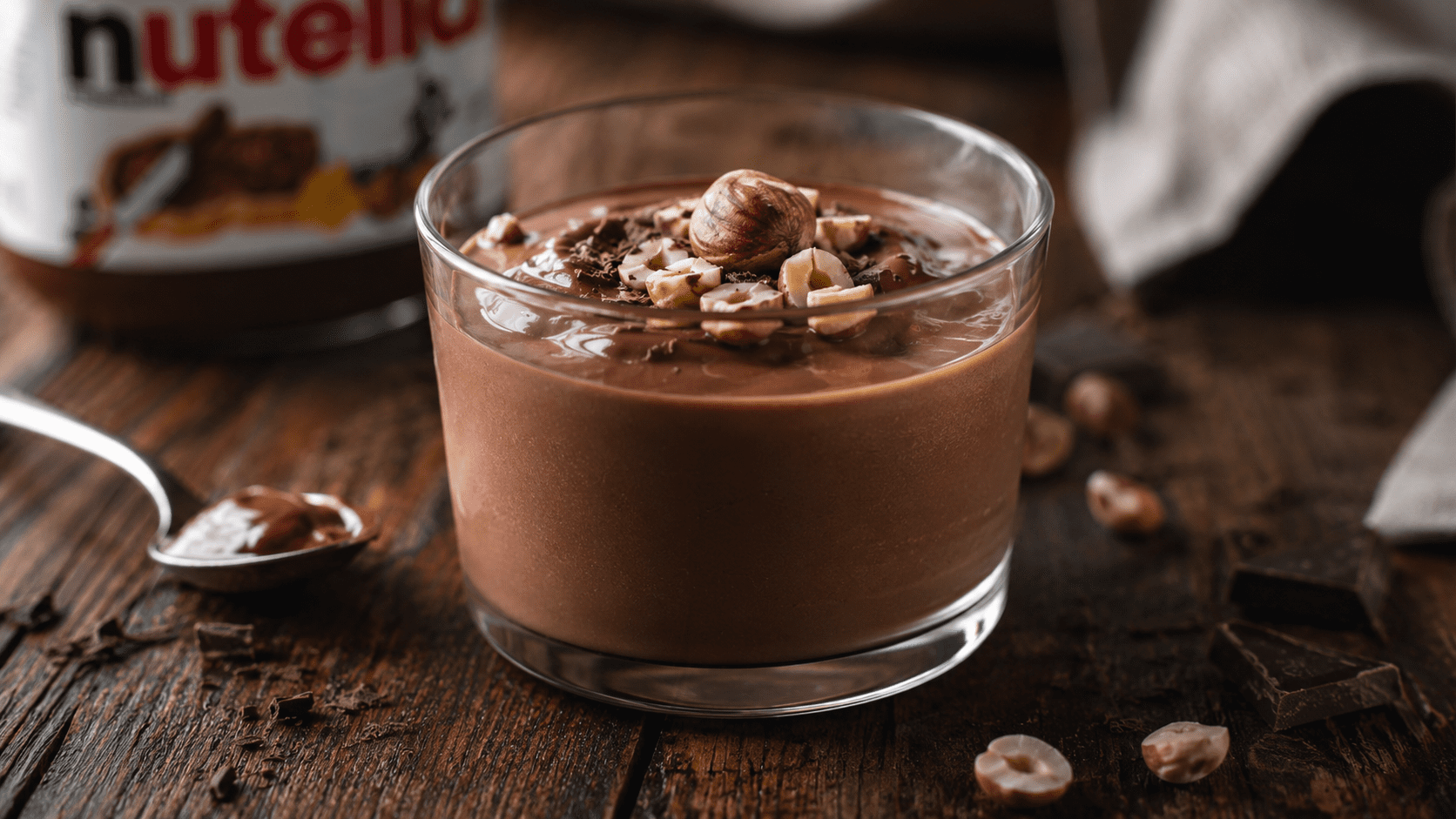 Nutella panna cotta in Thermomix