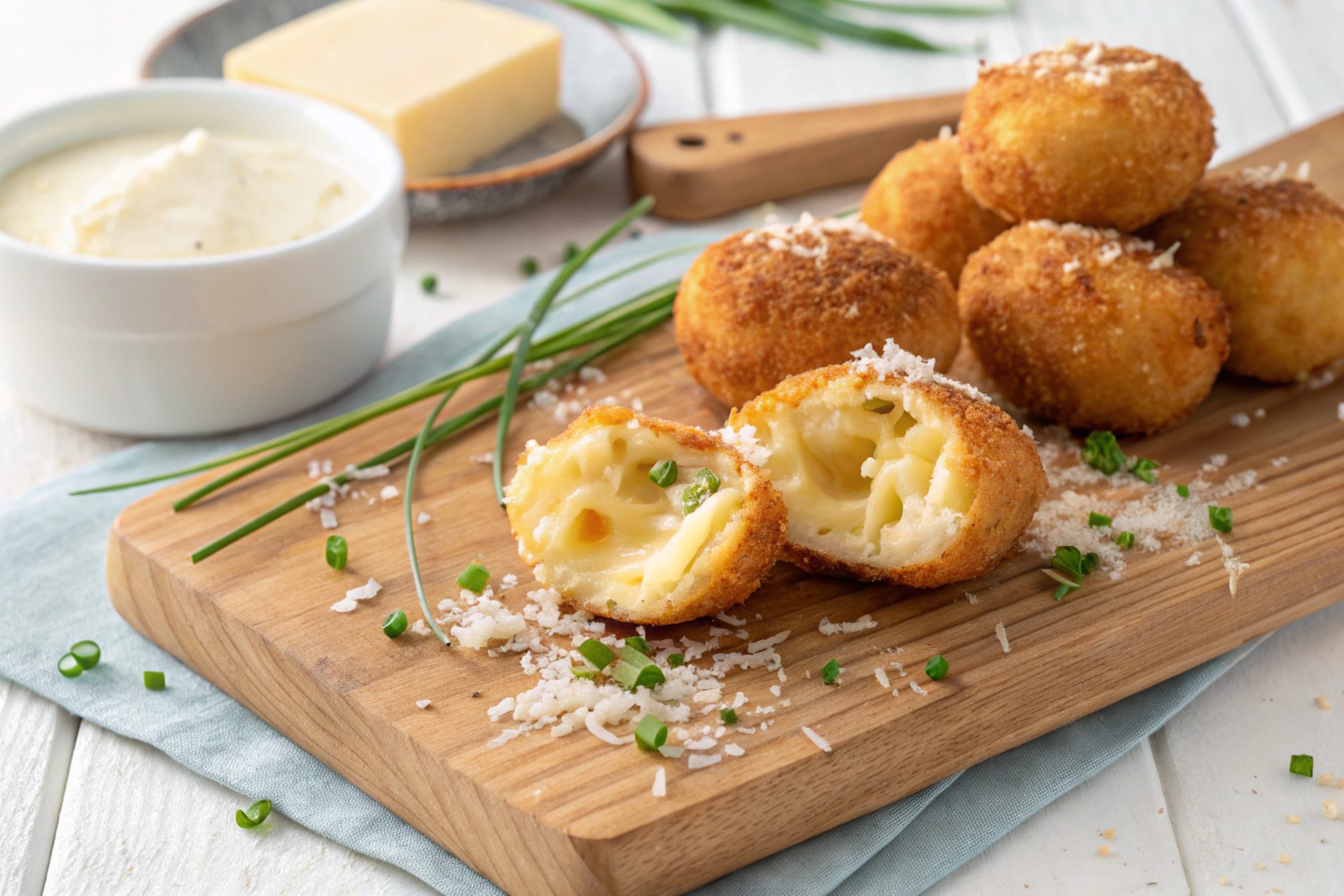 Air Fryer Parmesan Potato Croquettes