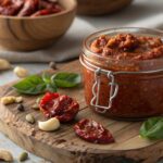 Dried tomato, cashews and parmesan pesto in Thermomix