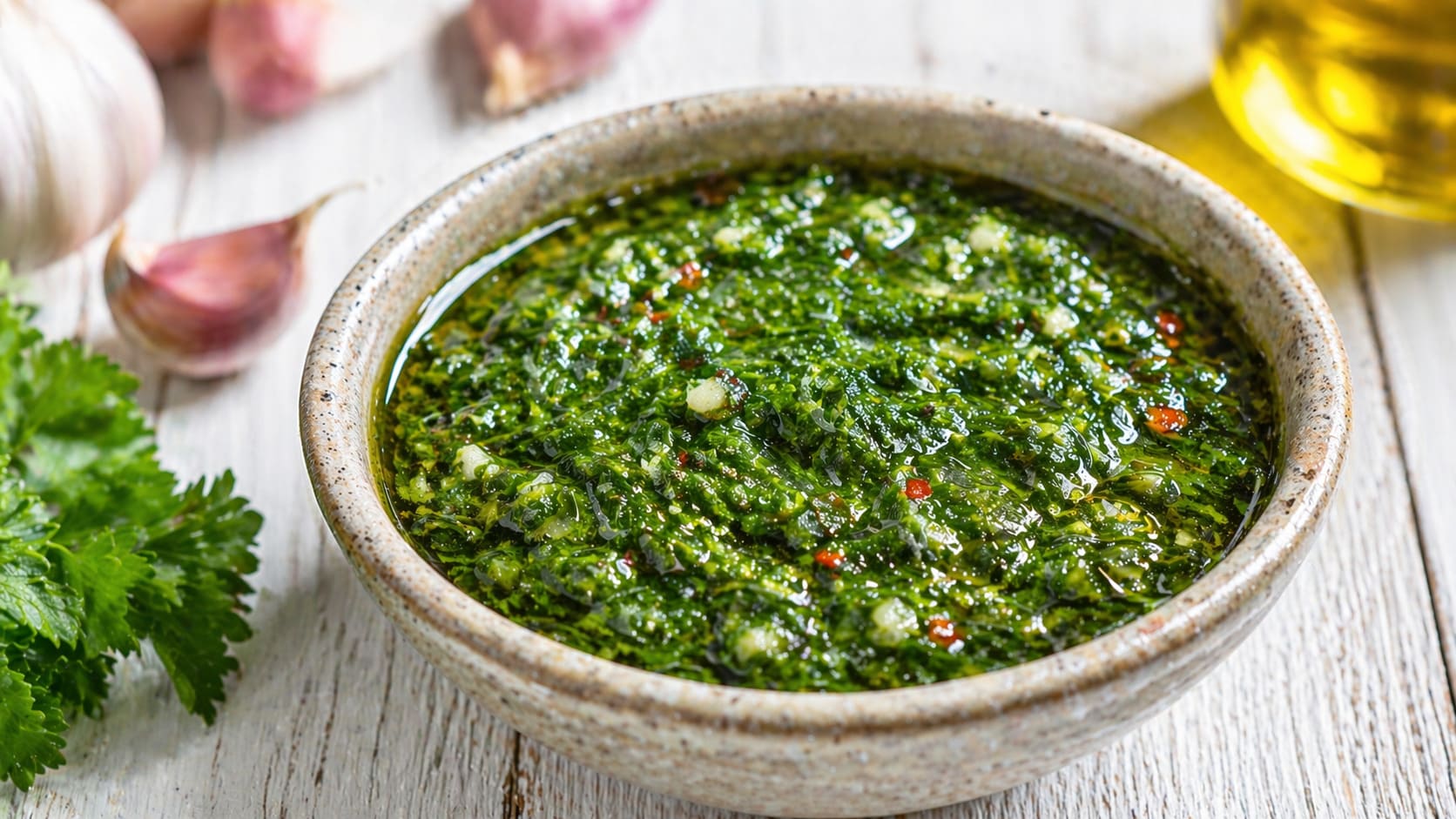 Chimichurri sauce with thermomix