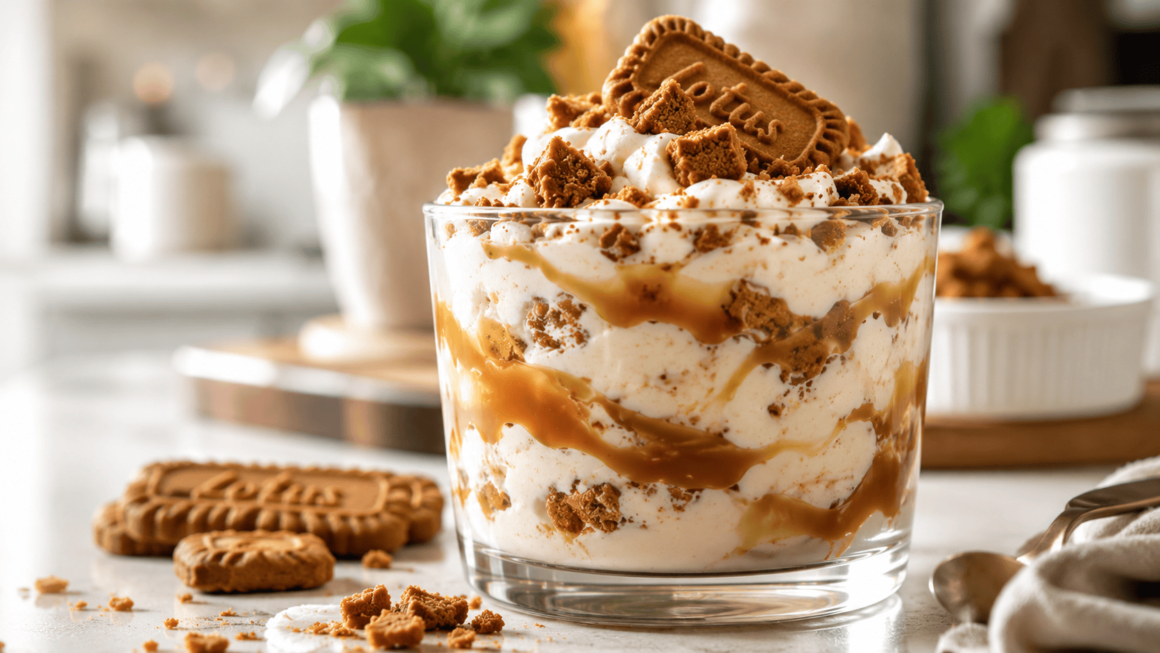 McFlurry ice cream with Lotus cookies in Thermomix