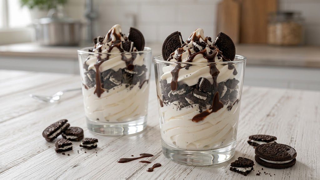 McFlurry ice cream with Oreo cookies in Thermomix