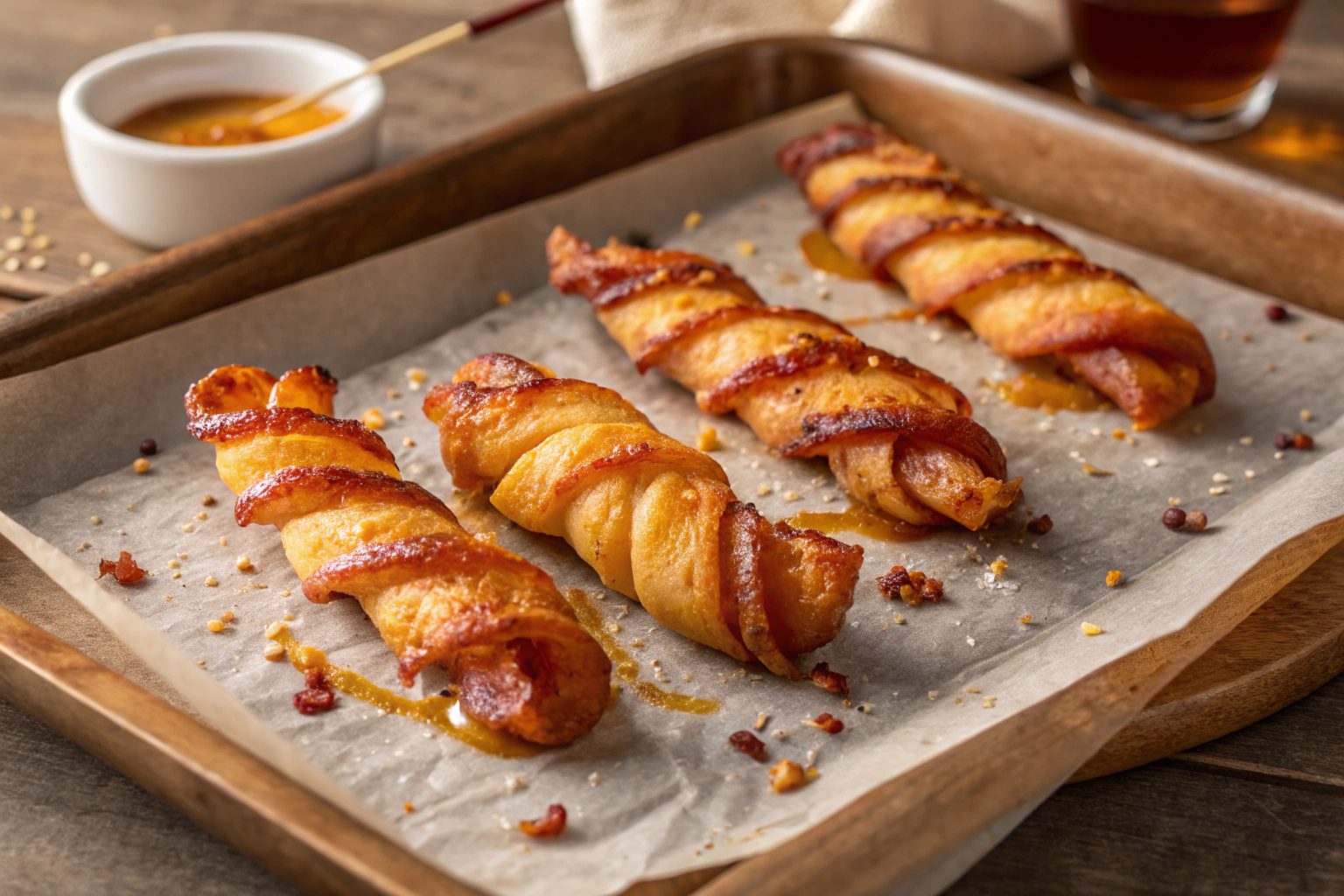 Twisted Bacon (Spiral Bacon) in Air Fryer