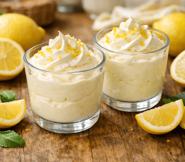 Light Lemon Cheesecake Mousse with Thermomix