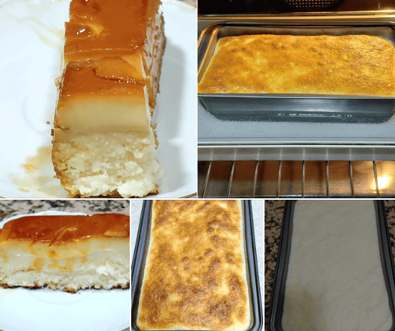 Magic coconut cake (coco-flan) with thermomix