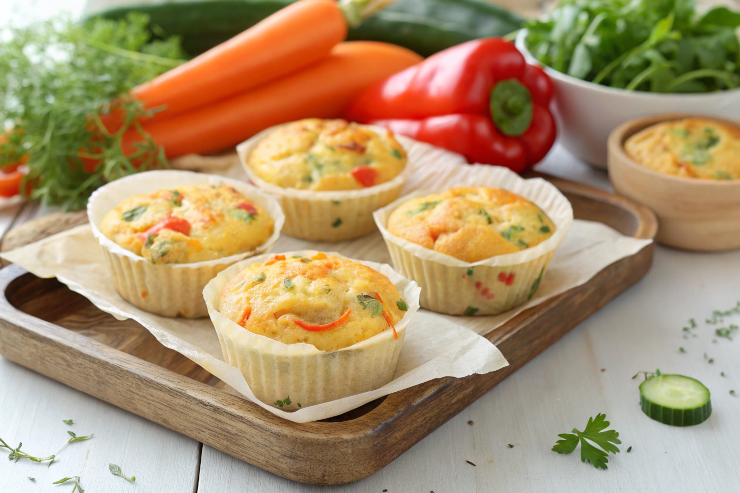 Air Fryer Vegetable Muffins