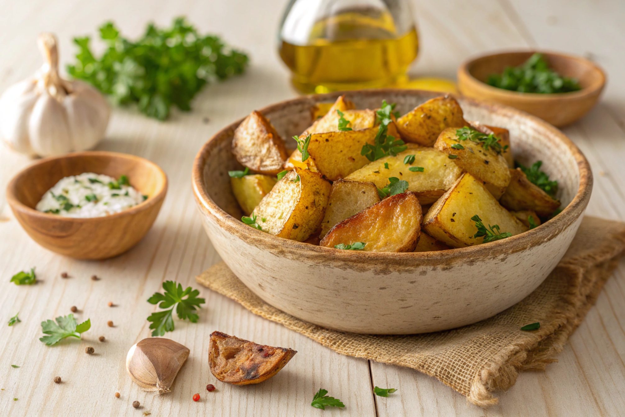Air Fryer Garlic Fries
